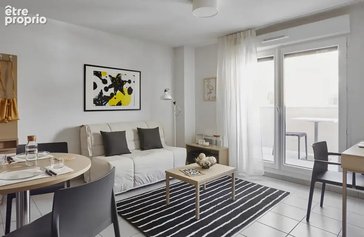Rare t2 de 43 m² – terrasse 14 m² + parking – rendement 5 % brut ! - photo 1