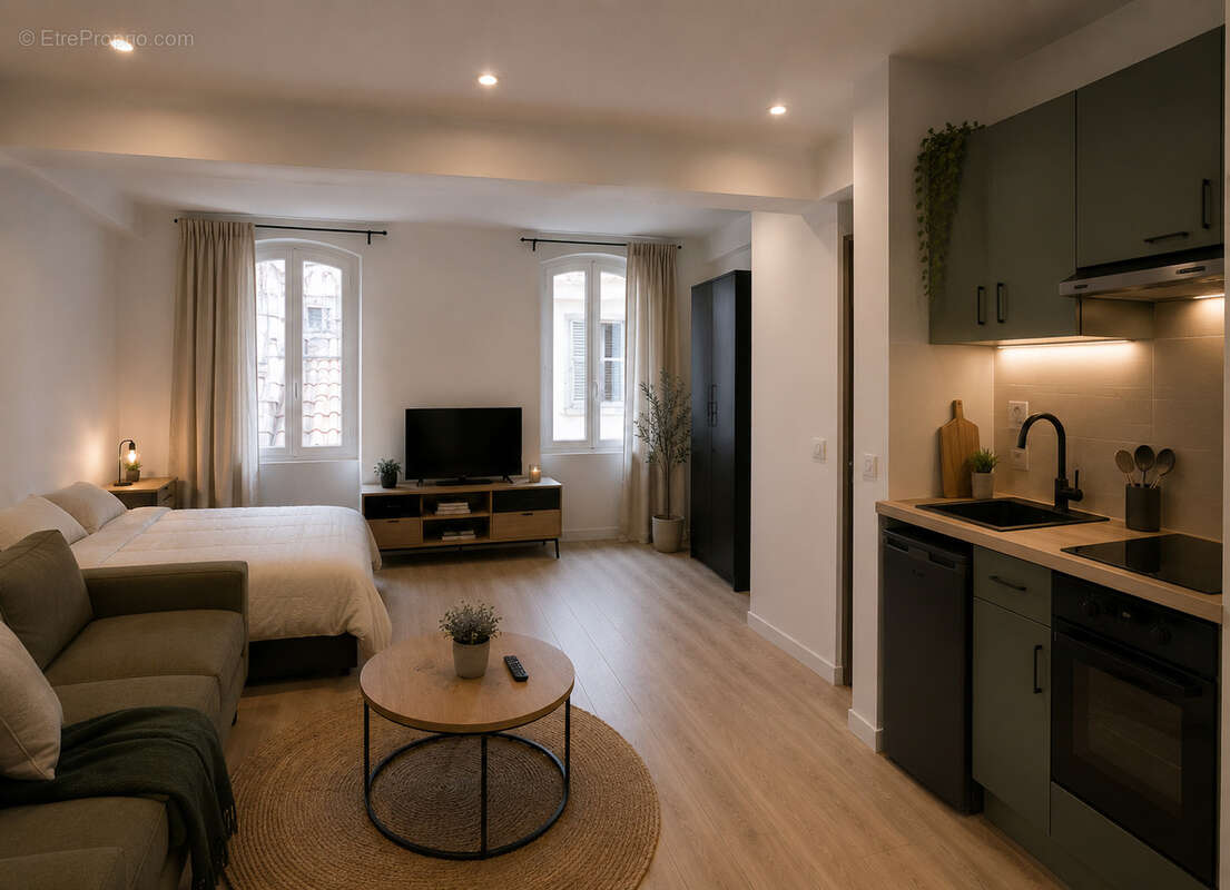 Appartement T2 + studio attenant Le Luc 70 m2 - photo 7