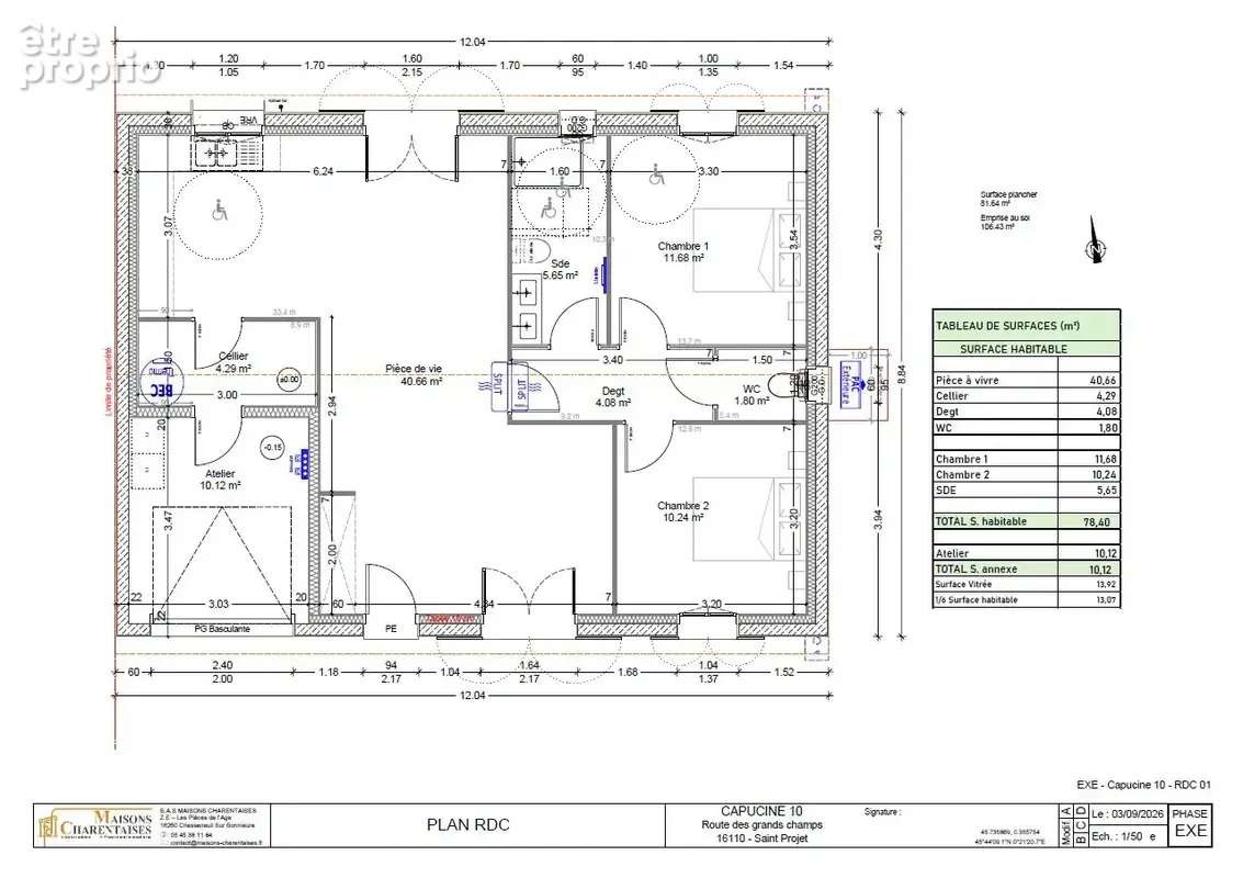 Maison 3 pièces 78 m² à vendre à La Rochefoucauld (16110) - photo 4