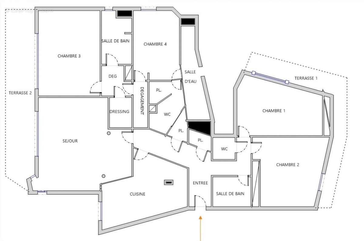 Appartement à BEAUSOLEIL
