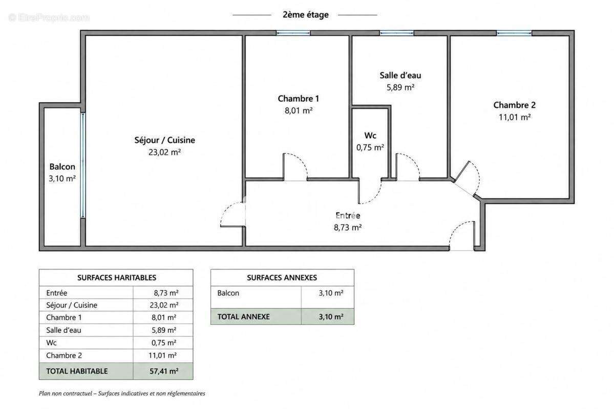 Appartement - photo 7