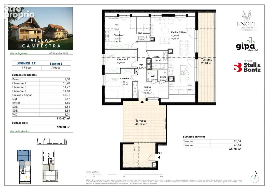 Appartement à BREUSCHWICKERSHEIM