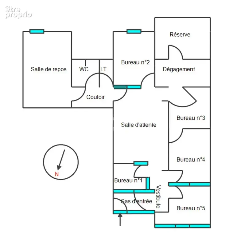 Vente local commercial libre - lunel - quartier gare - local commercial 138 m² - photo 11