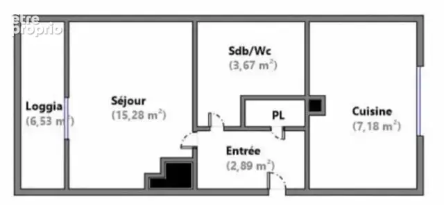 Appartement Livry Gargan 1 pièce(s) 29 m2 - photo 11