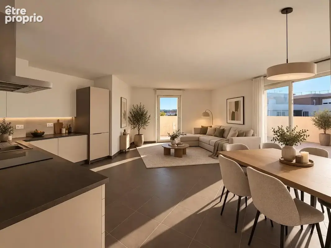 NIMES MONT DUPLAN Magnifique appartement 3 pièces de 70 m2 avec terrasse de 42 m2 et double parking - photo 5