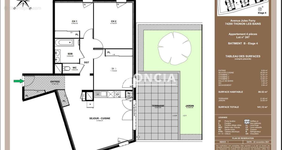 Appartement à THONON-LES-BAINS