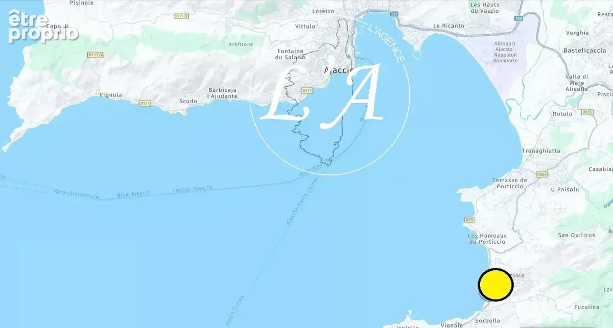 Agosta plage à pied – t2 avec terrasse, petite vue mer et stationnement privatif - photo 25