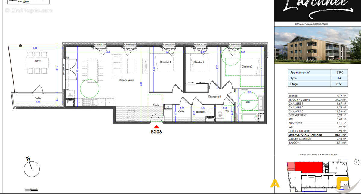 Appartement à DOUSSARD