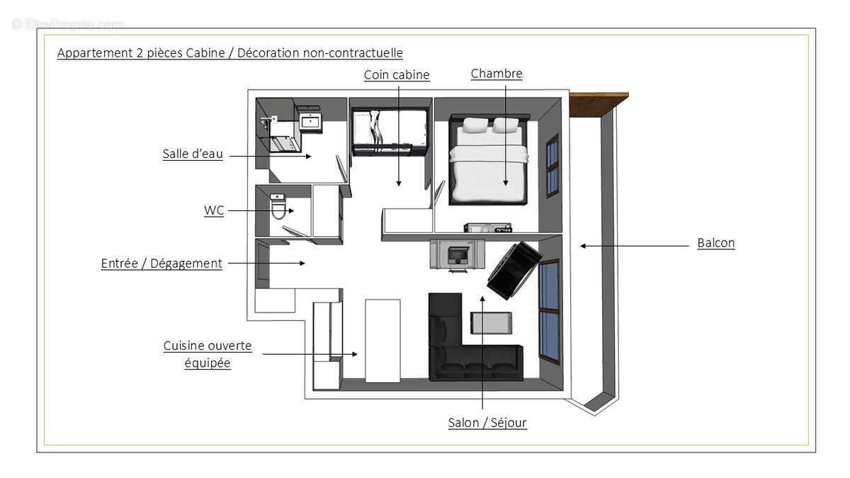 Appartement à SAINT-JEAN-DE-SIXT
