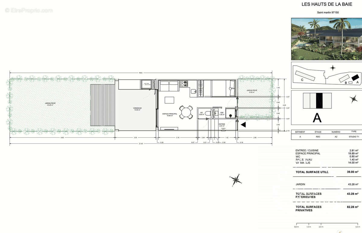 Appartement à SAINT-MARTIN
