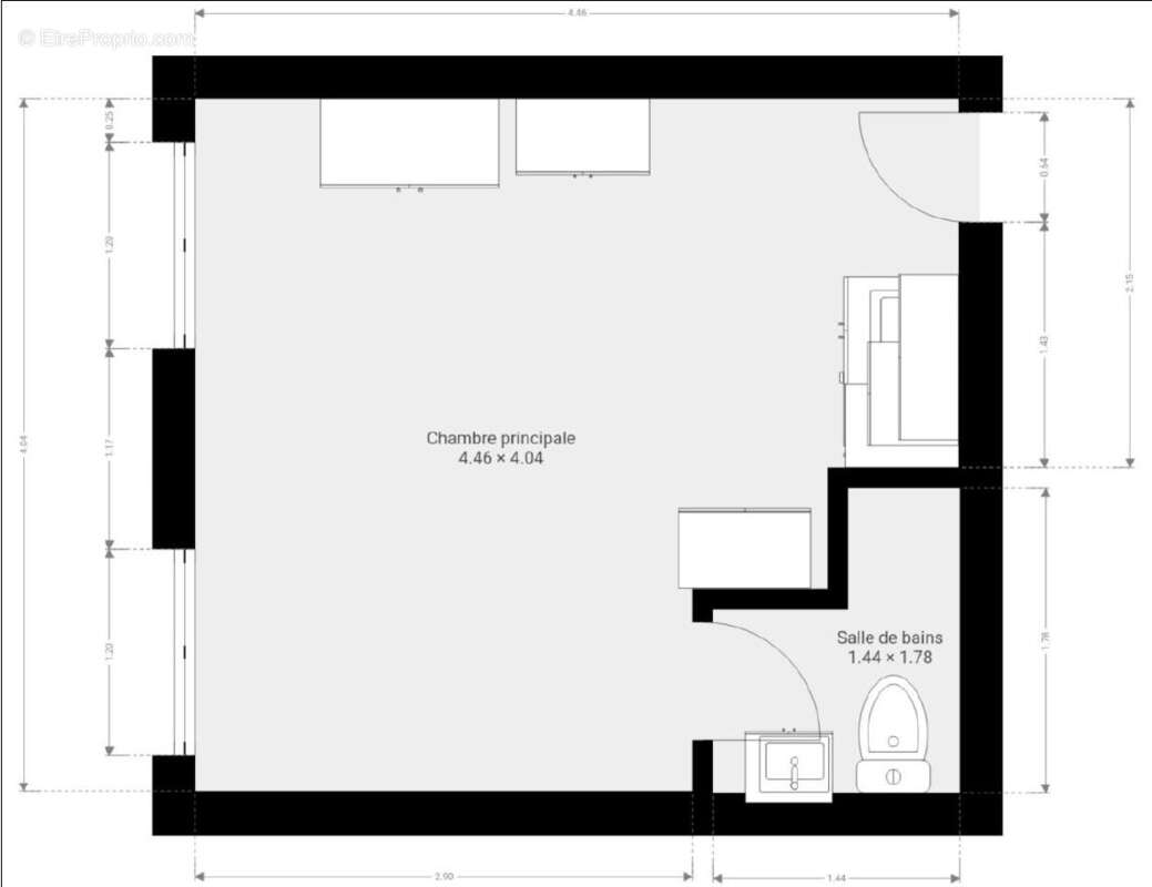 Studio de 18.37m² 75009 Paris - photo 11