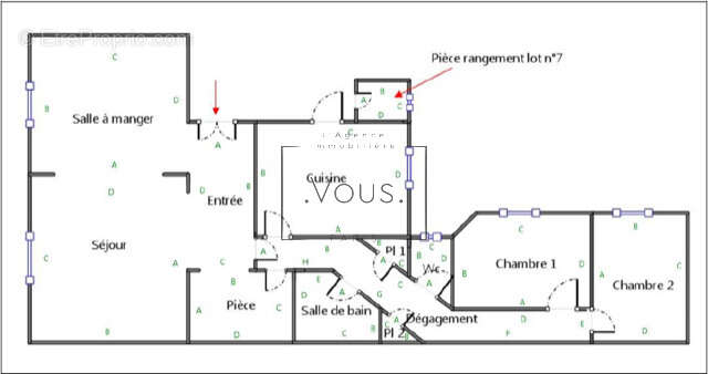 Appartement à PARIS-18E