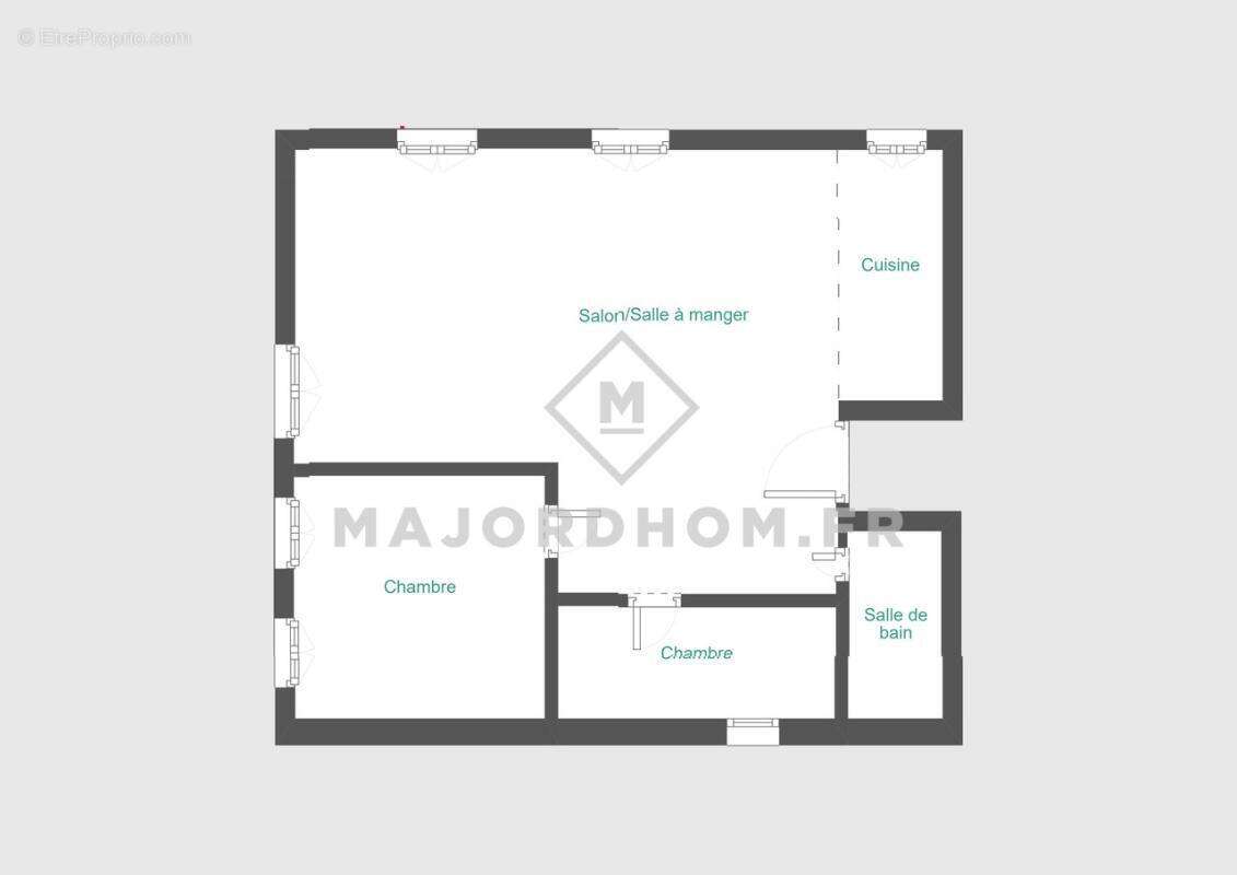 Appartement à MARSEILLE-4E