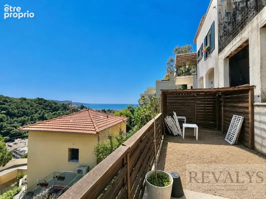 Alpes maritimes (06) - nice ouest - a vendre terrain constructible 320m2 vue mer avec permis depose - photo 3