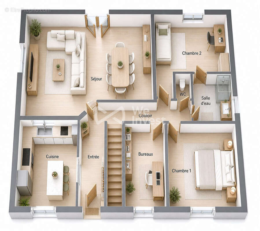 idée d'aménagement rdc  - Maison à CAMPHIN-EN-PEVELE