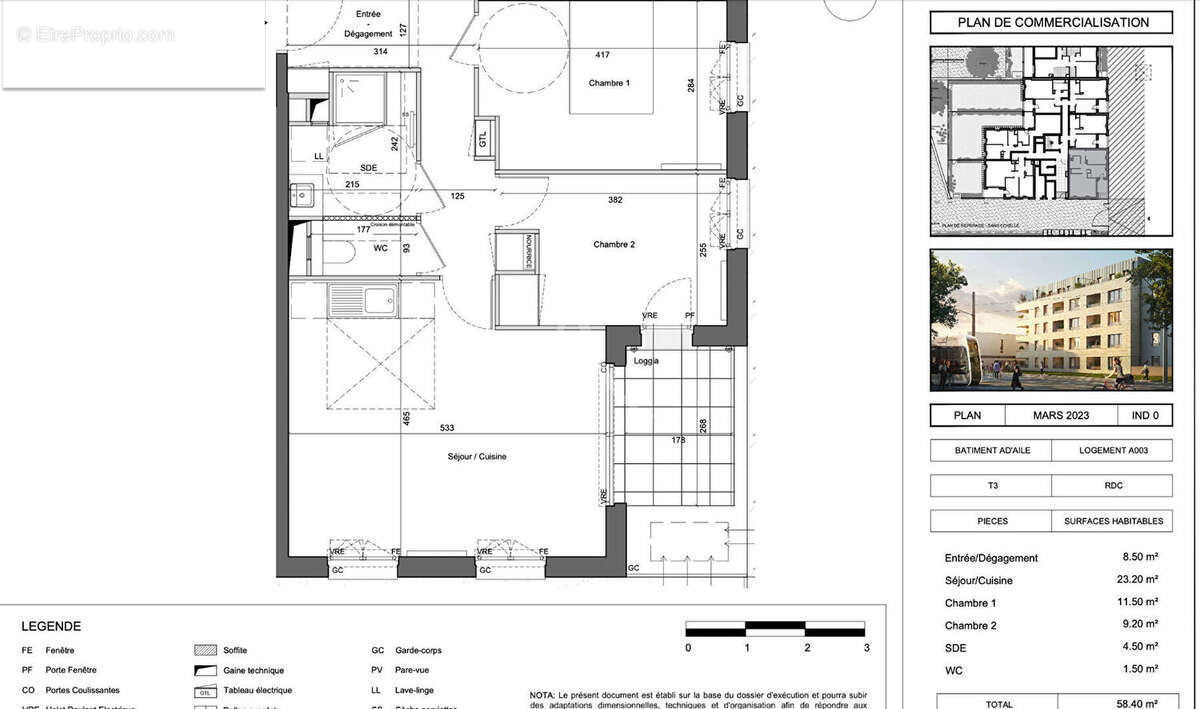 Appartement à TOURS