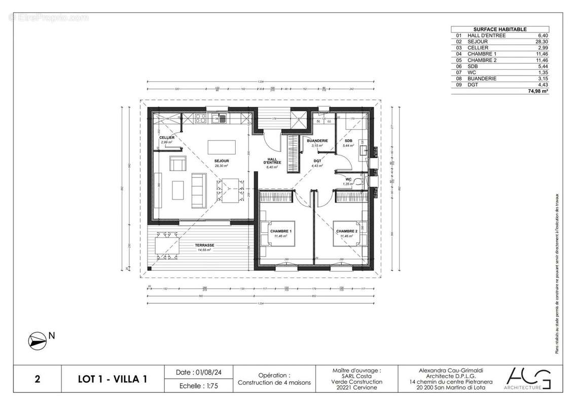 Maison à SANTA-LUCIA-DI-MORIANI