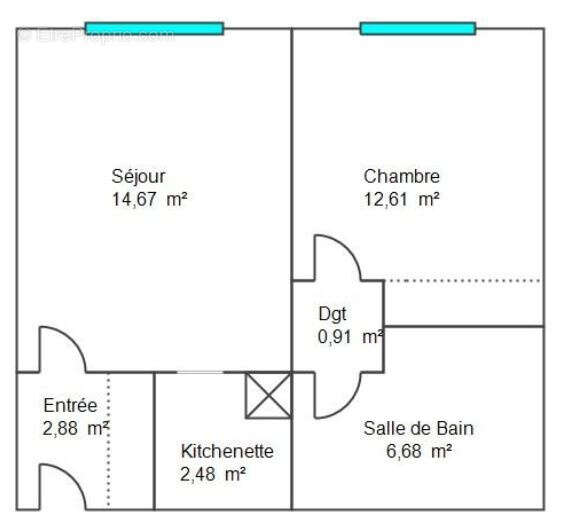 Appartement à LA BAULE-ESCOUBLAC