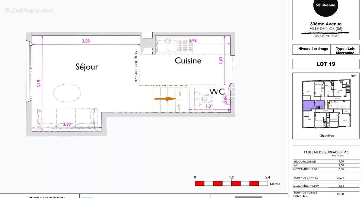 Appartement à NICE