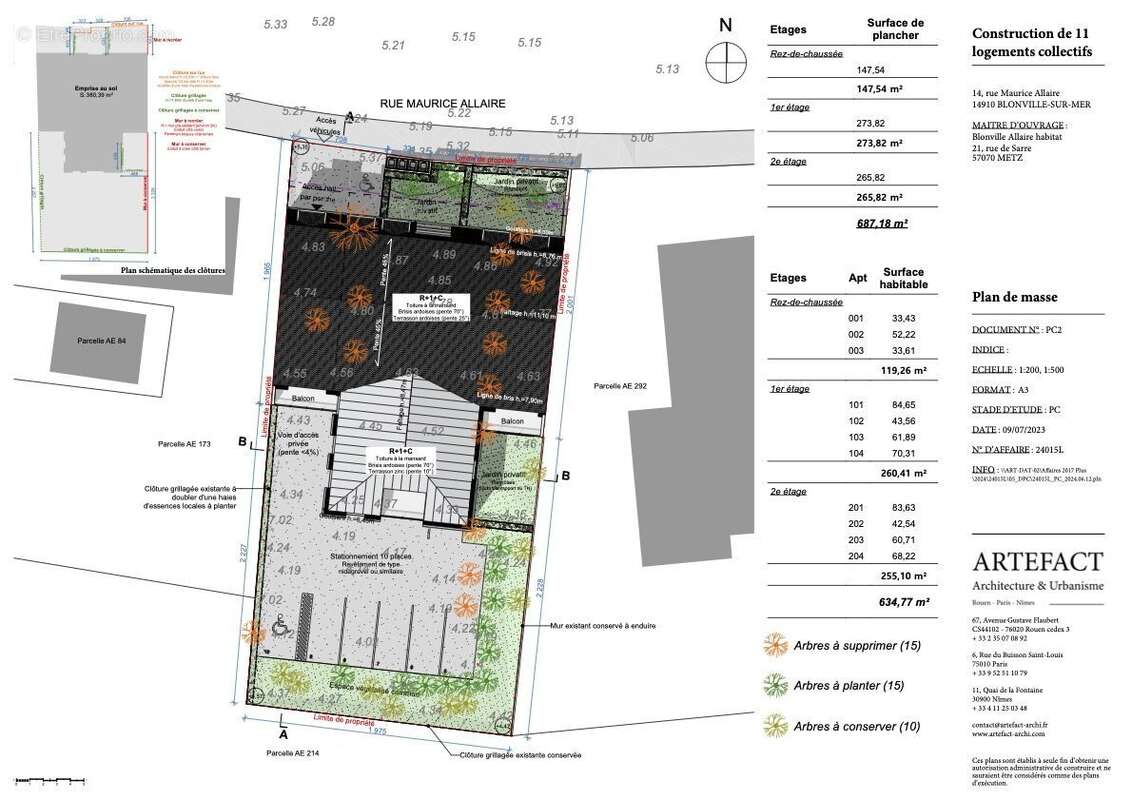 Appartement à BLONVILLE-SUR-MER