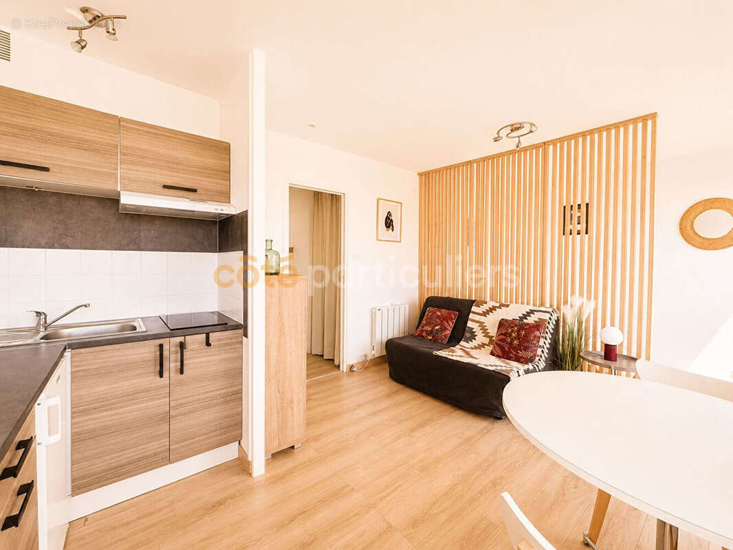 Saint-hilaire-de-riez -- appartement -- t1 bis -- 24 m2 -- vue mer -- loggia - photo 4