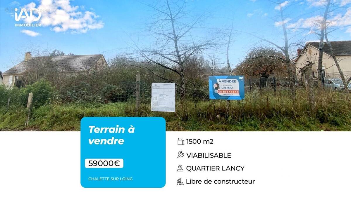 Photo 1 - Terrain à CHALETTE-SUR-LOING
