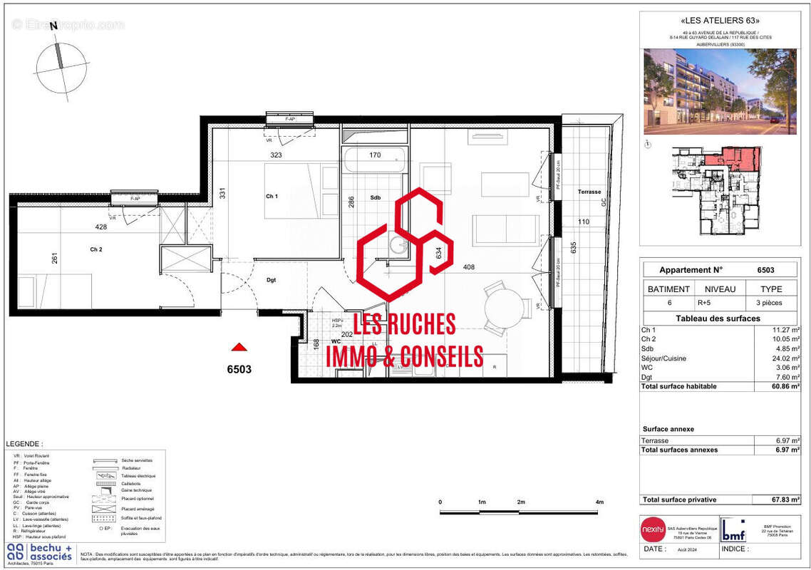 Appartement à AUBERVILLIERS