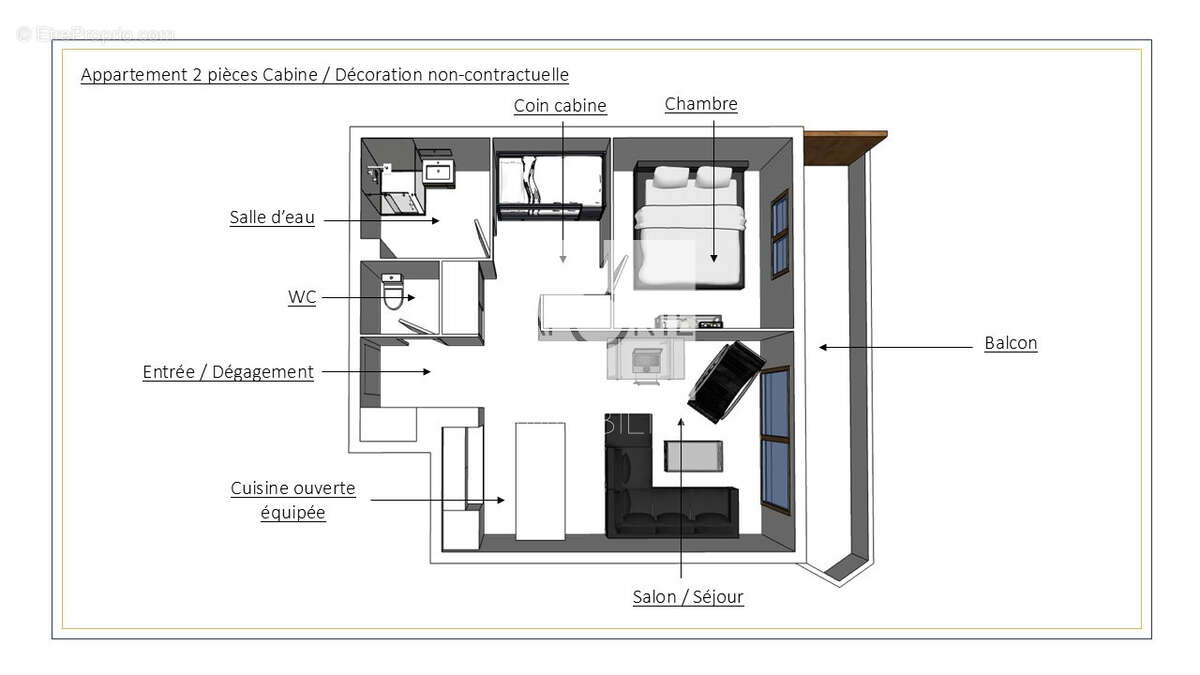 Appartement à SAINT-JEAN-DE-SIXT
