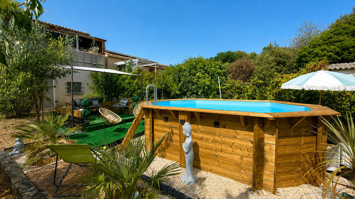 Proche carcassonne - maison 126 m2 - piscine - 3 chambres - terrain 1180m2 - grand garage - 40m2 a aménager - photo 4