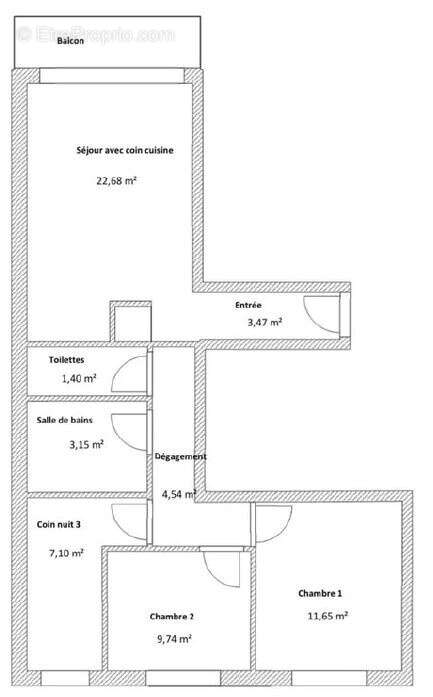Appartement à LA BAULE-ESCOUBLAC