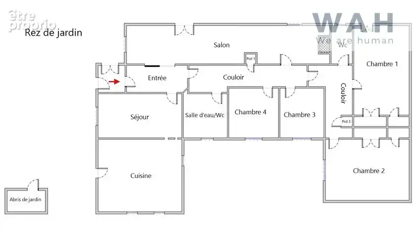 Maison t5 plain pied a renover + jardin - 34400 saint-nazair - photo 4