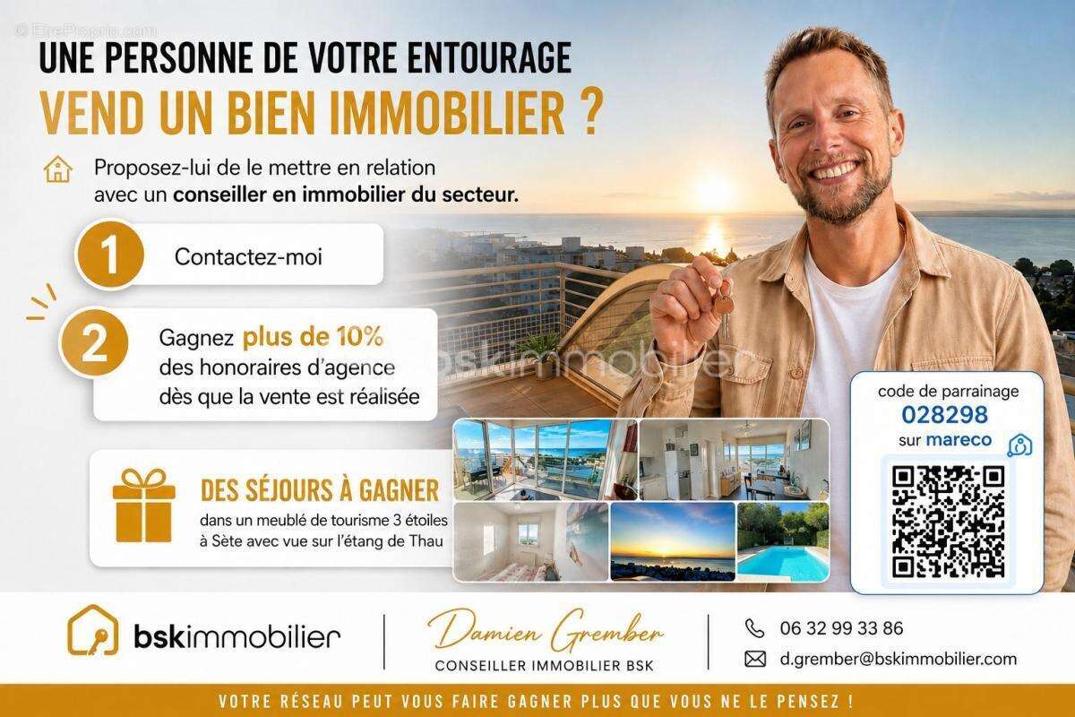 La Grande-Motte Centre – T4 traversant de 81 m² avec terrasse, cellier et piscine, plage à 200 m - photo 5