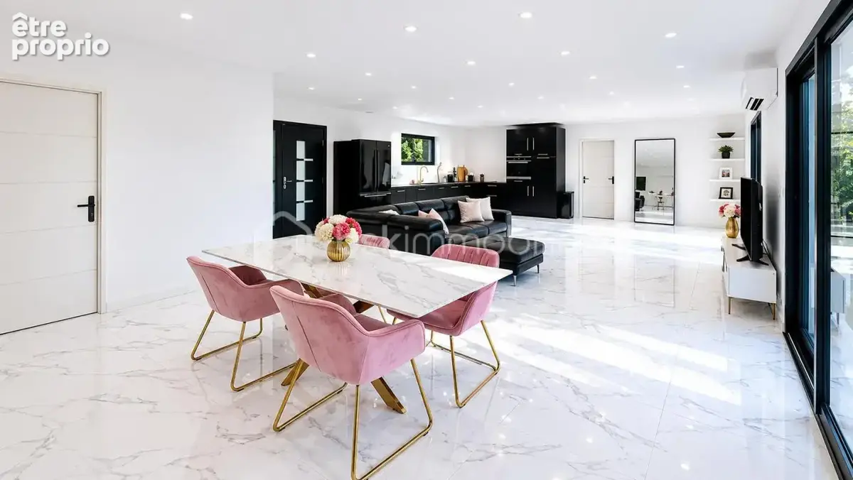Achat d'une Villa contemporaine RT 2012 de plain-pied – 130 m² habitables + 130 m² aménageables – Piscine – Terrain 1 500 m² - photo 5