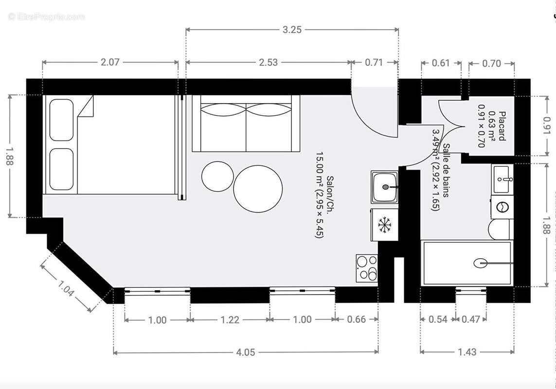 Appartement à PARIS-18E
