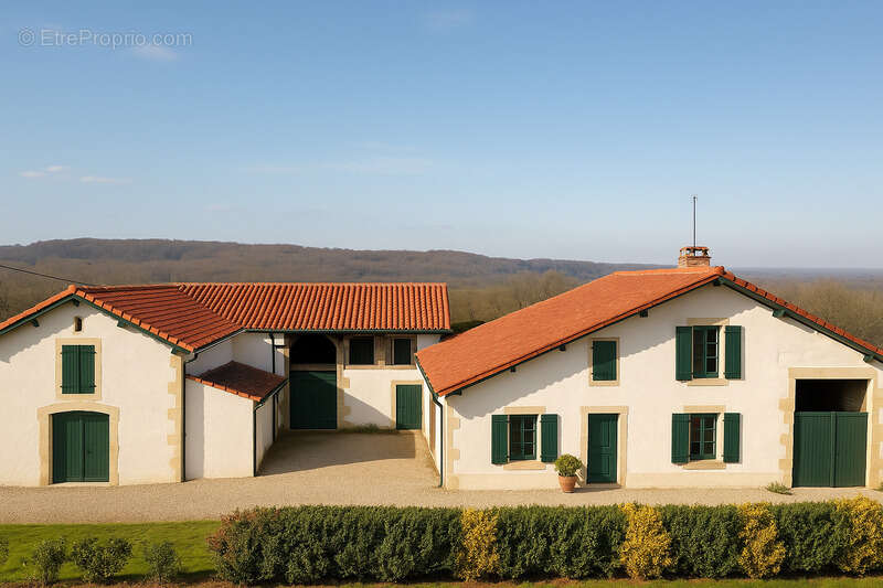 Dpt Gers (32), à vendre BERNEDE Grande maison ancienne de 500 m² habitables à rénover sur 2,5 hectares de terrain, au calme - photo 35