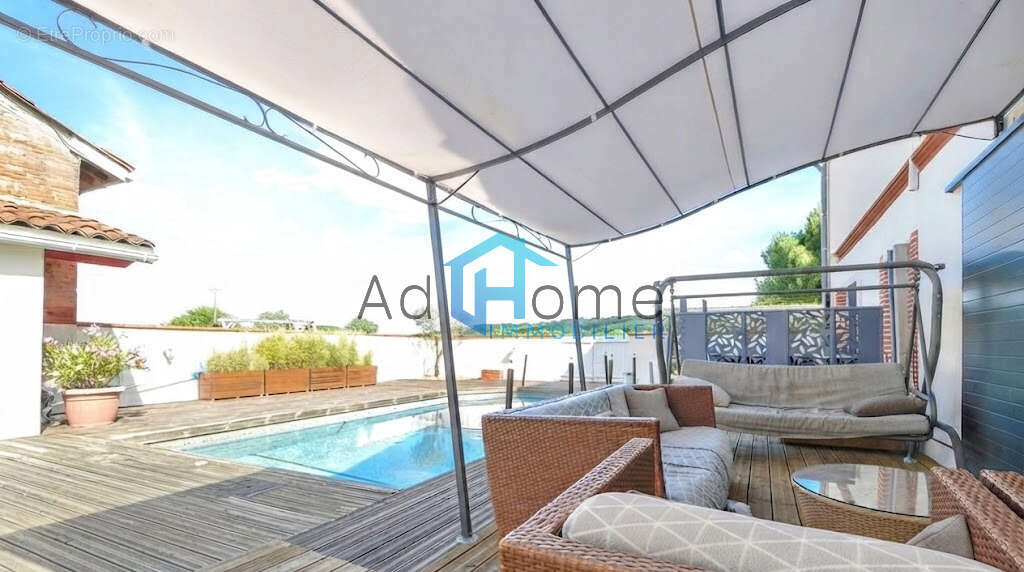 Maison T5 121 m2 avec terrasse et piscine - photo 7