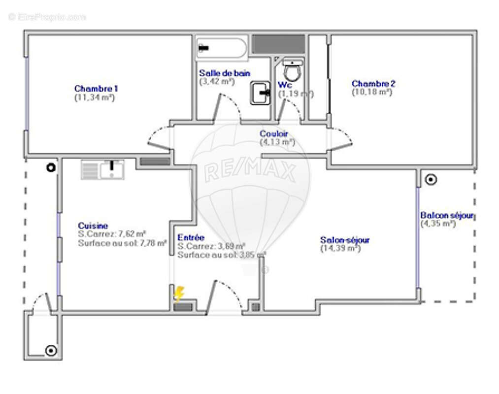 Appartement 2 chambre(s) à vendre - photo 16