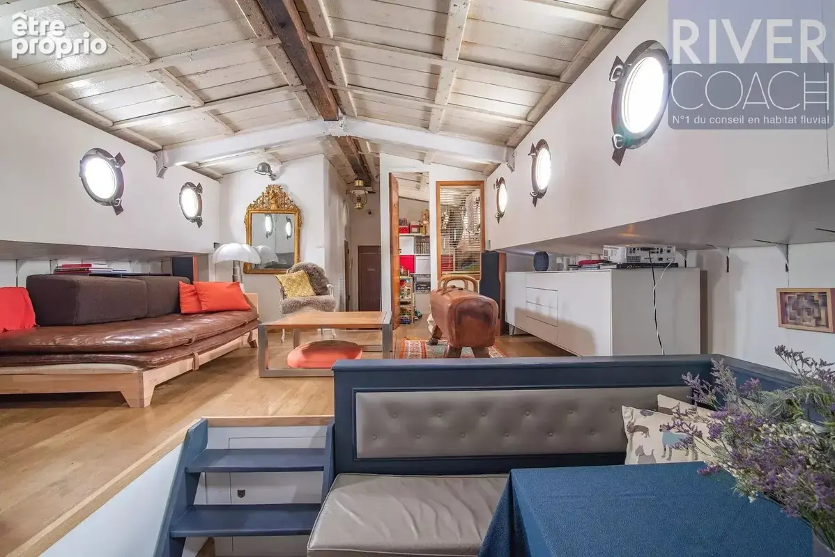 Péniche à vendre à Asnières-sur-Seine dans un port privé - photo 2
