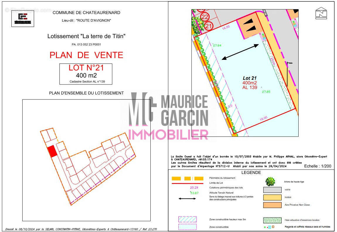 Terrain à CHATEAURENARD