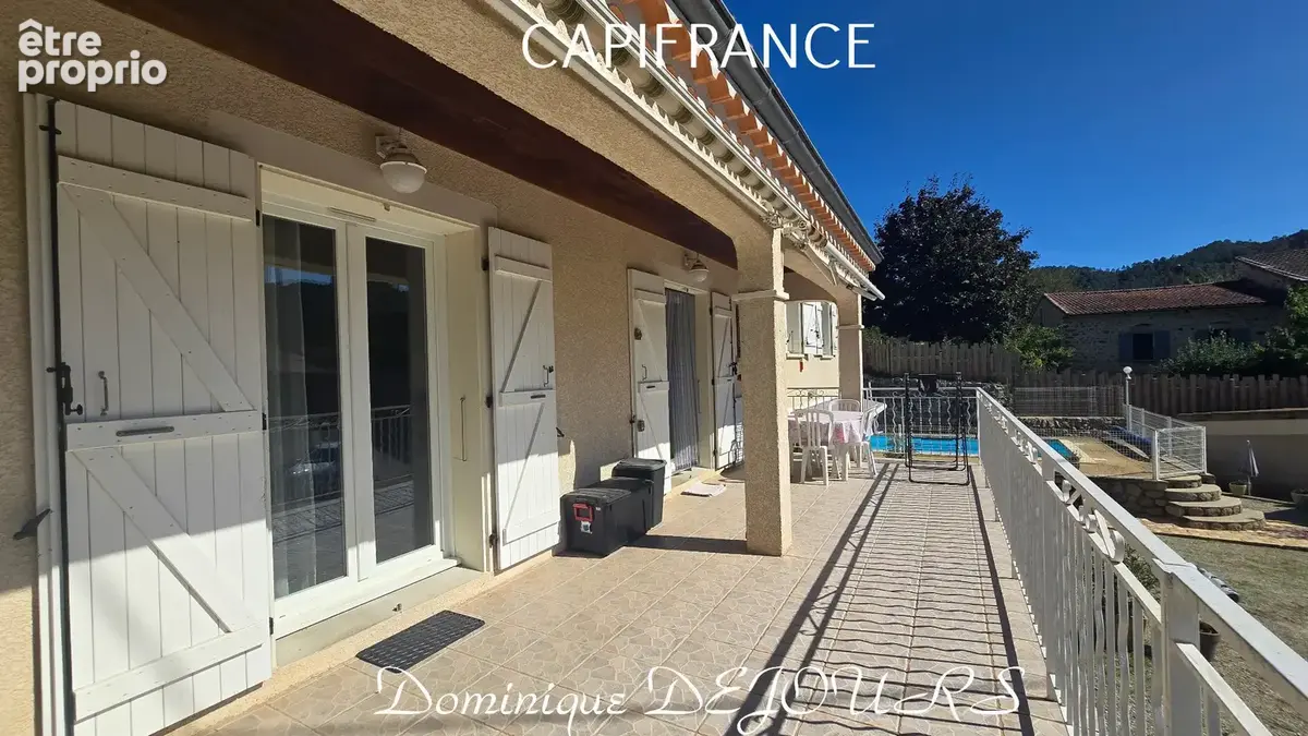 Ardèche, Vallée de l'Eyrieux, St Fortunat,grande maison et gîte à exploiter - Jardin - Source - Grand Garage - photo 4