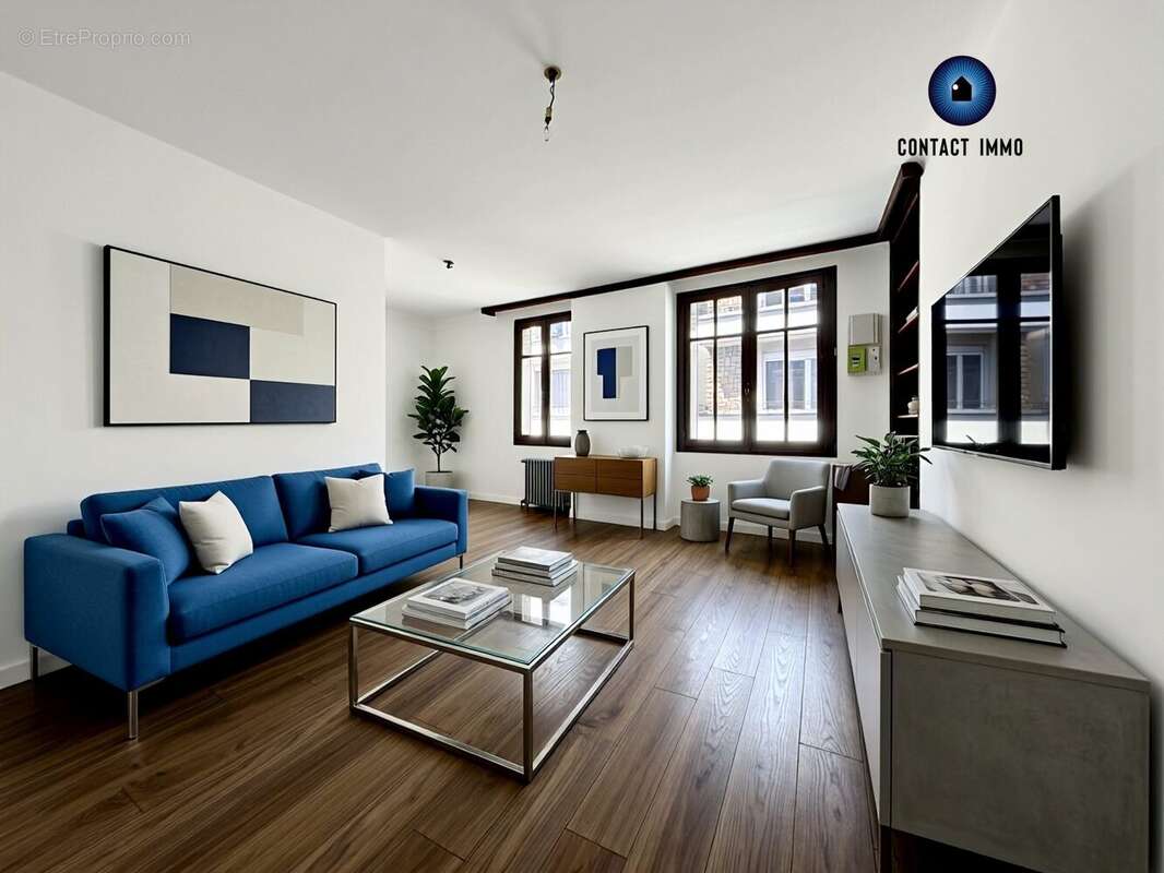 Projection Salon - Appartement à BRIVE-LA-GAILLARDE