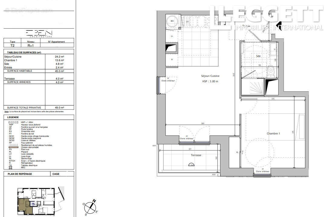 Appartement à LE PALAIS