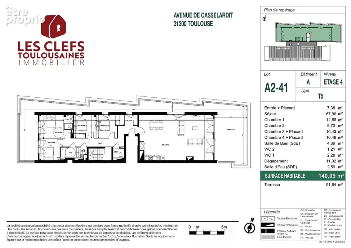 Appartement Toulouse 5 pièces de 140 m² vue exceptionnelle sur la Garonne - photo 4