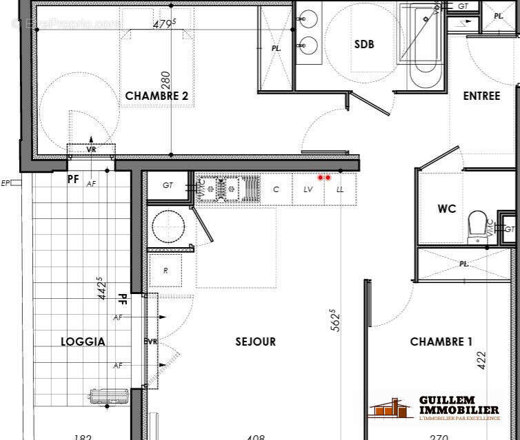 Appartement 62 m² à La Londe-Les-Maures  - photo 2