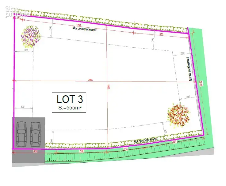 Photo Terrain à Castets au prix de 95 000€