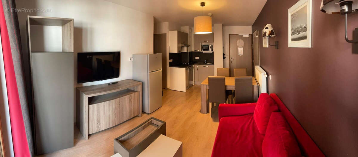 Appartement T2 avec vue pistes   Résidence Front de Neige   La Plagne - photo 6