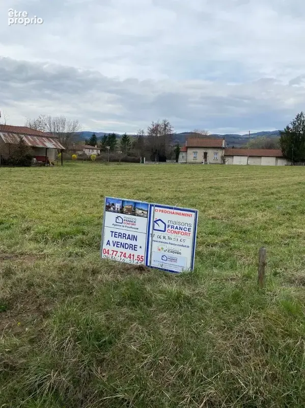 Terrain 1 820 m² à vendre à Champdieu (42600) - photo 5