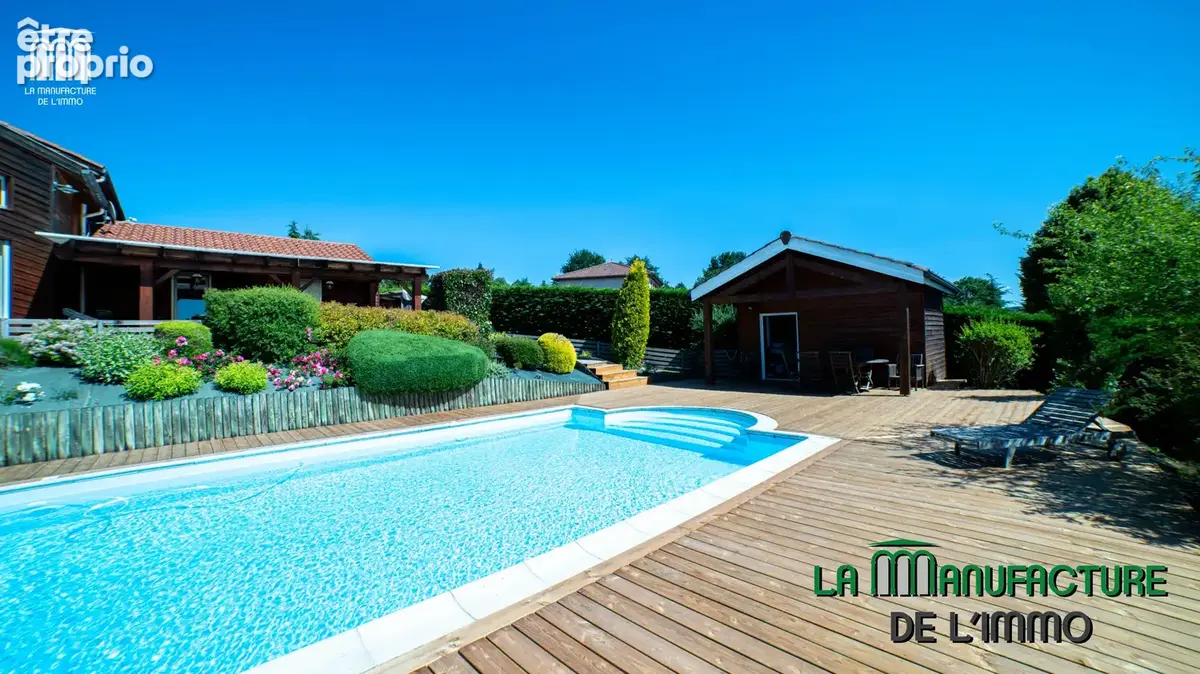 Villa d'architecte de 199.12 m2 - piscine - 4 ch- putting green de golf - 1513 m2 terrain - 2 garages / Monist - photo 11