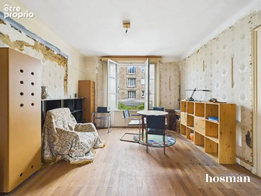 Appartement traversant 3 pièces de 70 m² à rénover - Rue d'Angoumois, Nantes - photo 8