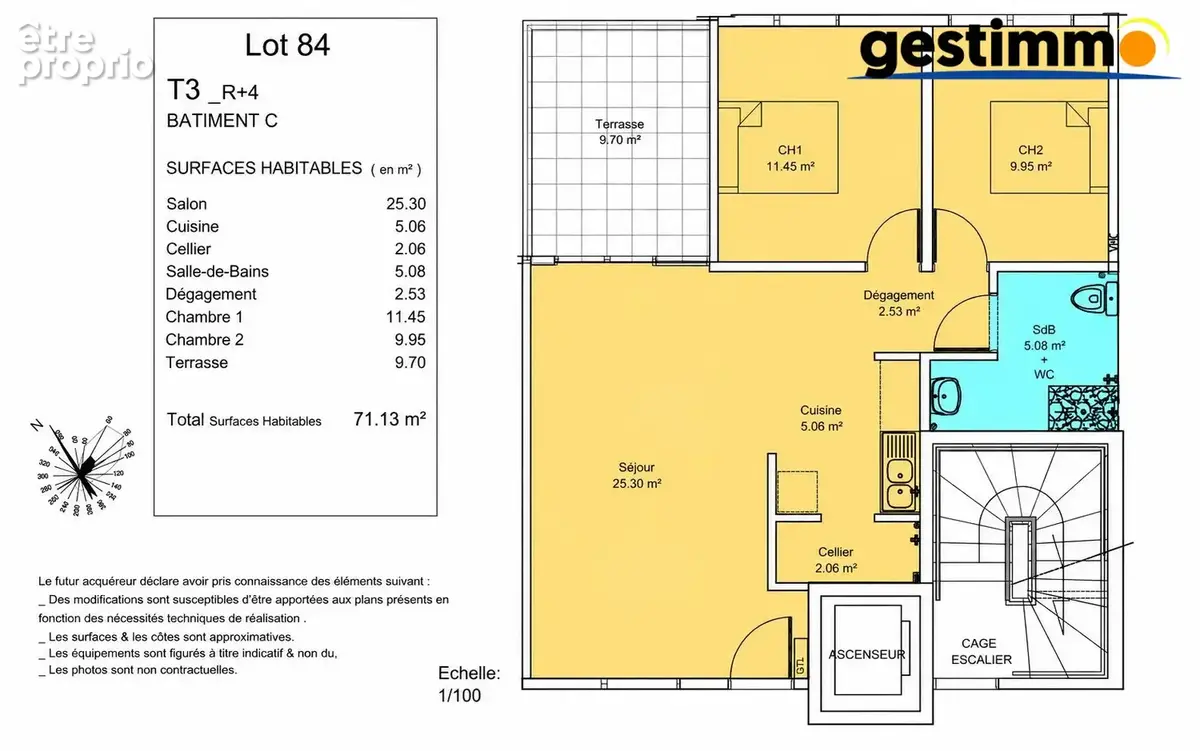 Appartement 71 m² à Cayenne  - photo 7